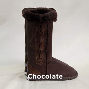 Tall Chocolate Lace Up Uggs Boots Perth